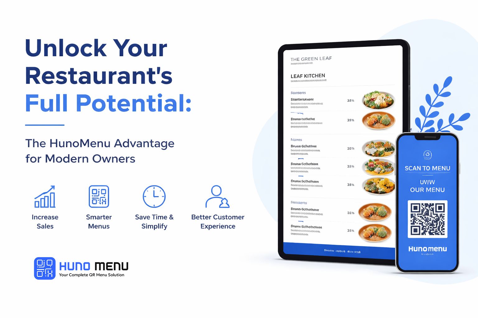 Unlock Your Restaurant's Full Potential: The HunoMenu Advantage for Modern Owners