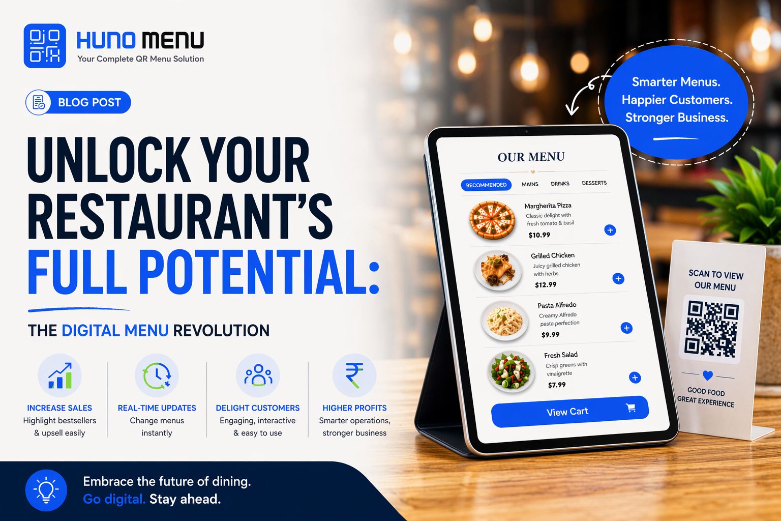 Unlock Your Restaurant's Full Potential: The Digital Menu Revolution